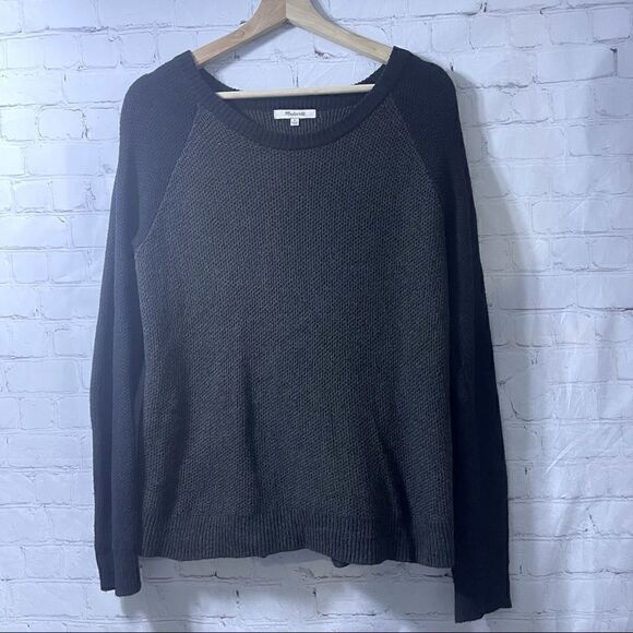 Madewell Province Cross-back Colorblock Sweater S - Picture 1 of 6